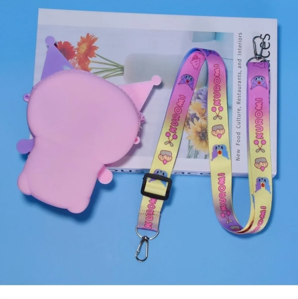 Kids Toy Bag - Multicolor Kawaii Kumi Crossbody Bag with Adjustable Shoulder Str
